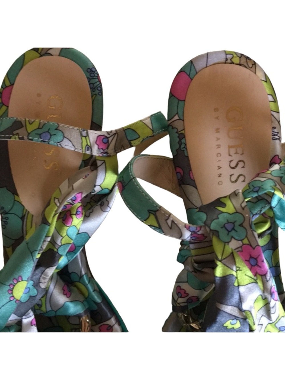 🩵Guess by Marciano lace-up ribbon heels 👠 - Picture 5 of 8